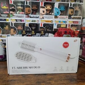 BRAND NEW T3 AireBrush Duo Hair Dryer - White/Rose Gold